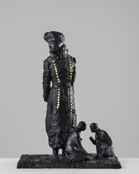 Linda Marrinon Monument for a War Memorial, 2019, painted plaster, 65 x 49 x 23 cm