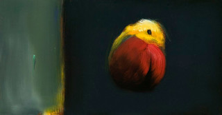 Louise Hearman Untitled #1268, 2007; oil on masonite; 21 x 40 cm; enquire