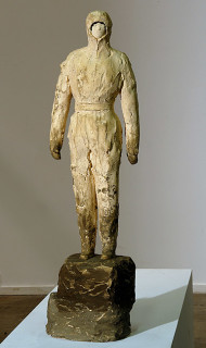 Linda Marrinon Emergency services worker (greetings to Antony Gormley), 2008; Tinted and painted plaster; 77 x 23 x 17 cm; enquire