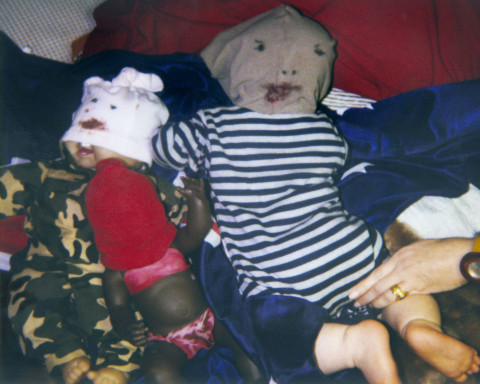 Destiny Deacon Shaken up, 2007; Lightjet print from Polaroid original; 80 x 100 cm; Edition of 8 + 2 APs; enquire