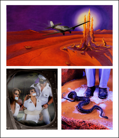 Tracey Moffatt Adventure Series 1, 2004; colour print on Fujiflex paper; 132 x 114 cm; Edition of 25; enquire