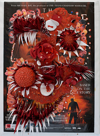 Rohan Wealleans Imaginary Cutting, 2010; house paint, paper, polystyrene; 104 x 79 x 25 cm; enquire