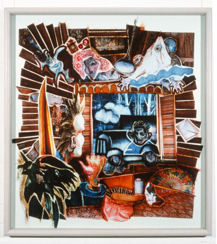 Shayne Higson A Blue Brain is Not Insane, 1988; colour cibachrome;  x 94 x 86 cm; enquire