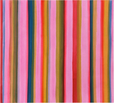 Angela Brennan Striped Painting, 1997; oil on canvas; 152.5 x 167.5 cm; enquire