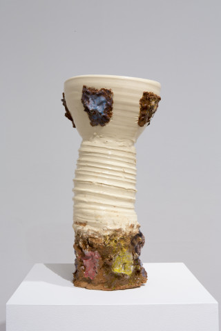 Angela Brennan Epimelades, 2014; earthenware; 44 x 22 x 22 cm; enquire