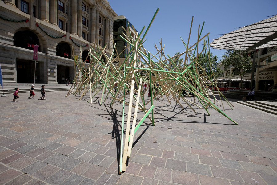 Installation view, Marley Dawson, Purlieu, Awesome Arts Festival, Forrest Place, Perth, 2009