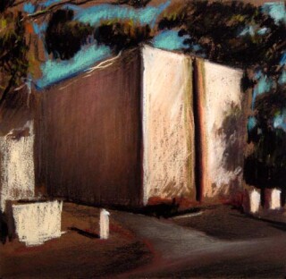 Louise Hearman Untitled #809, 1999; pastel on brown paper; 21 x 22 cm; enquire