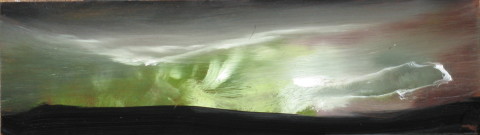 Louise Hearman Untitled #1165, 2005; oil on masonite; 12 x 40 cm; enquire