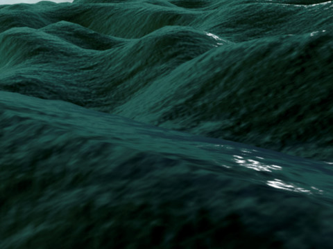 Patricia Piccinini Swell (still), 2000-02; 3 video back-projections and audio system; Edition of 3; enquire