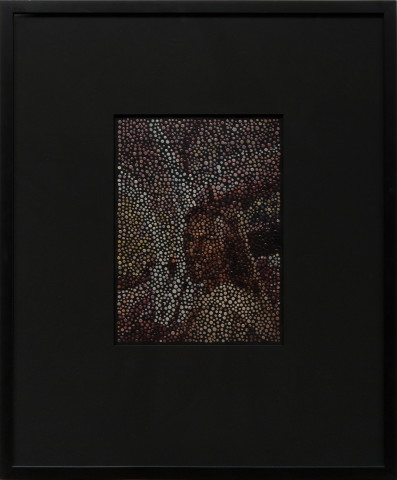 Daniel Boyd Jesus Christ!, 2010; paint, archival glue and digital print on paper; 34 x 25 cm; enquire