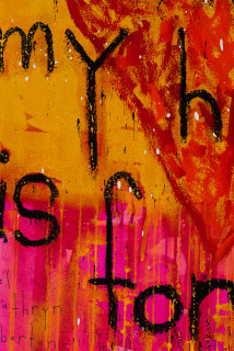 Del Kathryn Barton the space around my heart is for you (detail), 2022; oil pastel, oil stick and gouache on handmade paper, hand finished frame; 90 x 71.5 cm; enquire