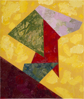 Robert Jacks Stroll off the Wall, 1984; oil on linen; 46 x 38 cm; enquire