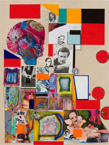 Gareth Sansom Nostalgia, 2021; mixed media on plywood; 80 x 60 cm; more info; enquire