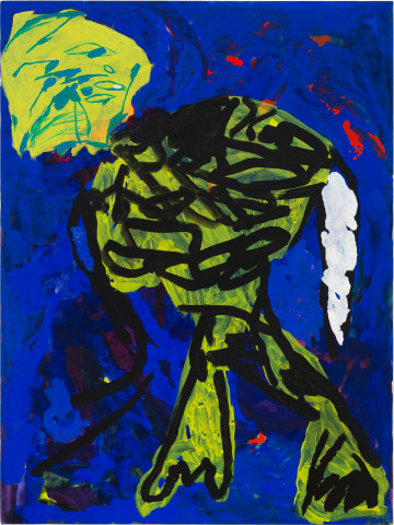 Tom Polo building bodies, 2021; oil, acrylic and Flashe on canvas; 182 x 138 cm; more info; enquire
