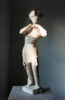 Linda Marrinon Woman with Tricorn, 2006; tinted plaster; 70 x 25 x 20 cm; enquire