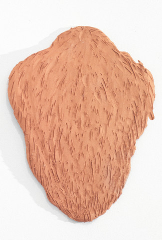 Linda Marrinon Fur Pelt, 1994; terracotta
; 38 cms high; enquire