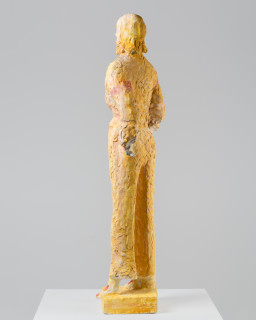 Linda Marrinon Woman with turquoise jewellery, 2026; painted plaster; 99 x 28 x 25 cm; enquire
