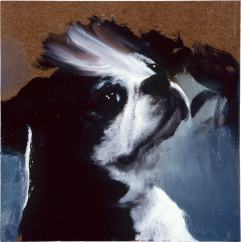 Louise Hearman Untitled #  1035, 2003; oil on masonite; 31 x 31 cm; enquire