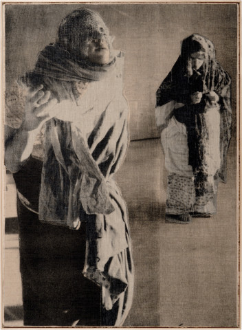 David Noonan Untitled, 2008; screen printed jute and linen collage; 210 x 150 cm; enquire