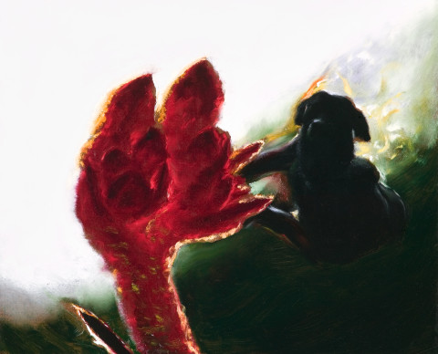 Louise Hearman Untitled #1251, 2007; oil on masonite; 50 x 61 cm; enquire