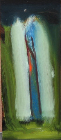 Louise Hearman Untitled #1166, 2005; oil on masonite; 33 x 15 cm; enquire