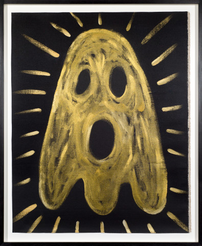 Nell Another Golden Ghost, 2018; acrylic on linen; 99.5 x 81.9 cm; enquire
