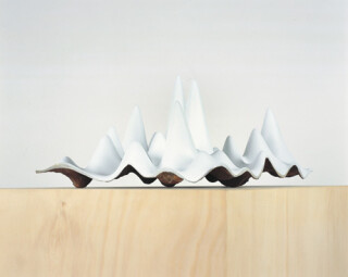 James Angus Mountains, Valleys, Caves, 2004; bronze and acrylic; 19.5 x 39 x 29 cm; Edition of 5 + AP 2; enquire