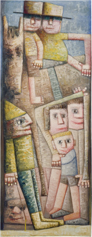 Keith Looby Art Students' Clown, 1982; oil on canvas; 290 x 290 cm; enquire