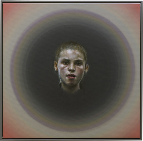 Louise Hearman Untitled #1503, 2017; oil and ink on canvas; 71 x 71 cm; enquire