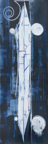 John Firth-Smith Pinnacle, 2012; oil on linen; 9' x 3' (274.3 x 91.4 cm); enquire