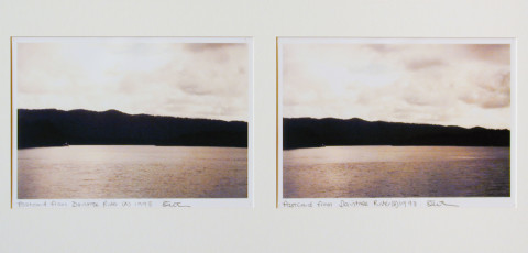 Destiny Deacon Postcards from Daintree River (A) (B), 1998; 2 colour laser prints; 21 x 29.7 cm; Edition of 15; enquire