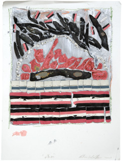 Rohan Wealleans Villain, 2009; paint on paper; 61 x 48 x 5.5 cm; Paper size: 51 x 38cm; enquire