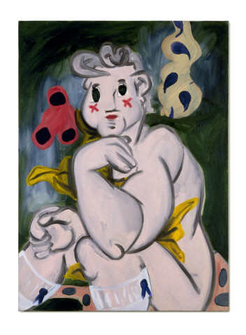 Linda Marrinon White Socks, 1990; oil on canvas; 84 x 61 cm; enquire