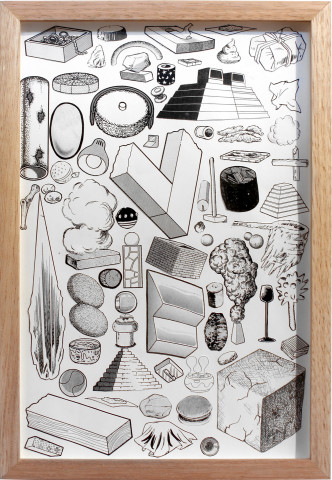 Teppei Kaneuji Games, Dance and the Constructions (Building Materials) #4, 2011; collage on photograph; 31 x 21.5 cm; enquire