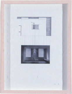 Alex Hartley Plan 3, 1996; photograph & pencil on paper; 42 x 30 cm; enquire