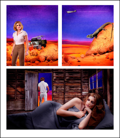 Tracey Moffatt Adventure Series 9, 2004; colour print on Fujiflex paper; 132 x 114 cm; Edition of 25; enquire