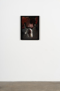 installation view; Louise Hearman Untitled #1546, 2024; oil on masonite; 61 x 47 cm; enquire