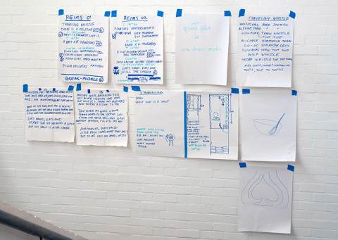 A Constructed World Charts, 2012-13; Fibre-tipped marker on paper, tape; 280 x 267.5 cm (variable); enquire