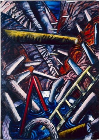 Jan Murray Engulfed II, 1983; oil on canvas; 213 x 153 cm; enquire