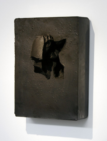 Julie Rrap Unplugged 2, 2006; silicon rubber and black oxide; 42 x 30 x 10cm; Edition of 3; enquire