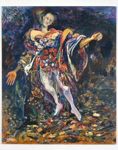 Victor Rubin False Dawn a double entendre, 1989; oil on primed linen; 199 x 167.5 cm; enquire