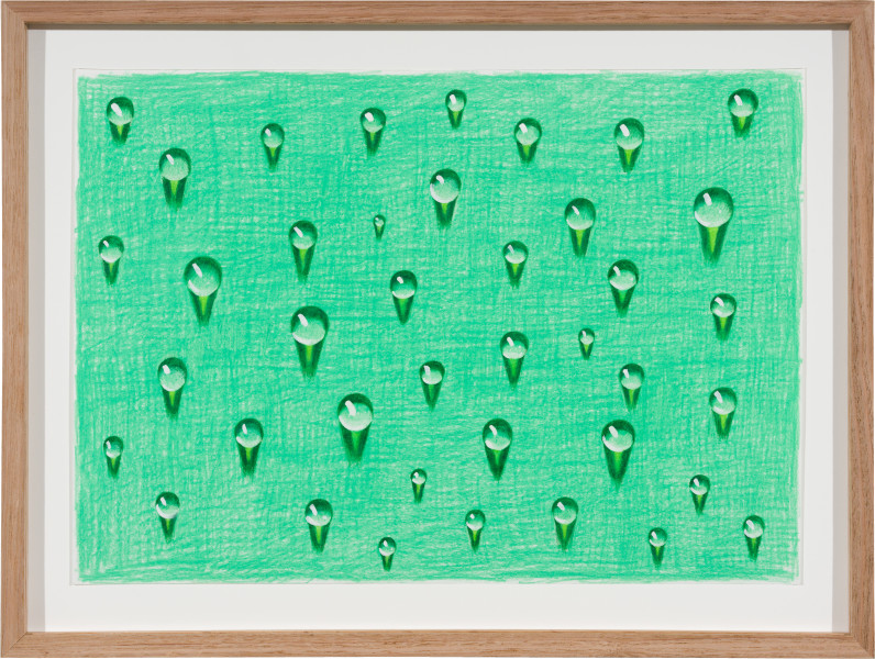 Callum Morton Water #3, 2024; pencil and gouache on paper; 30 x 42 cm; enquire