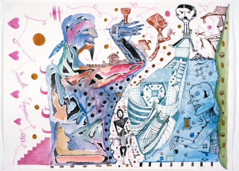 Gareth Sansom Voyage, 1989; watercolour on paper; 56 x 76 cm; enquire