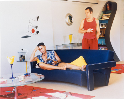 Anne Zahalka Sunday, 11.08am, 1995; type C colour photograph; 82 x 96 cm, framed; enquire