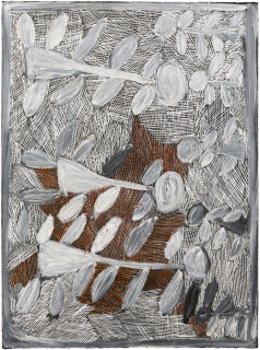 Nyapanyapa Yunupiŋu Untitled, 2016; 4923U; earth pigments on paper; 76 x 57 cm; enquire