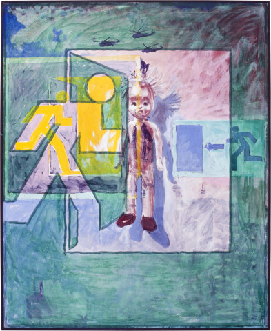 Gunter Christmann Weast, 1992; acrylic on canvas; 168 x 137 cm; enquire