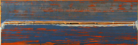 John Firth-Smith Distance, 2003; oil on linen; 4 x 12ft; enquire
