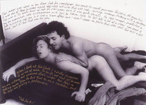 William Yang Safe Sex #1, 1993; silver gelatin photograph; 50 x 60.5 cm; enquire