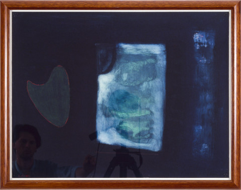 Sam Atyeo Indigo, 0; gouache on paper; 65 x 50 cm; enquire