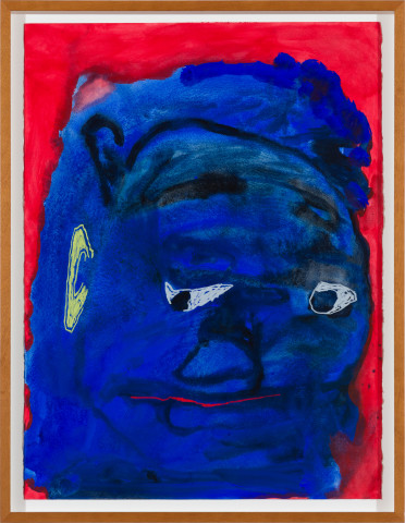 Tom Polo soft secrets (linger longer), 2022; acrylic, Flashe and wax pastel on paper; 82 x 64 cm; enquire